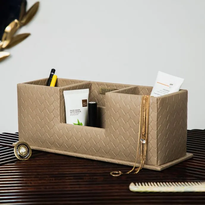 Entwine Desk Caddy Beige