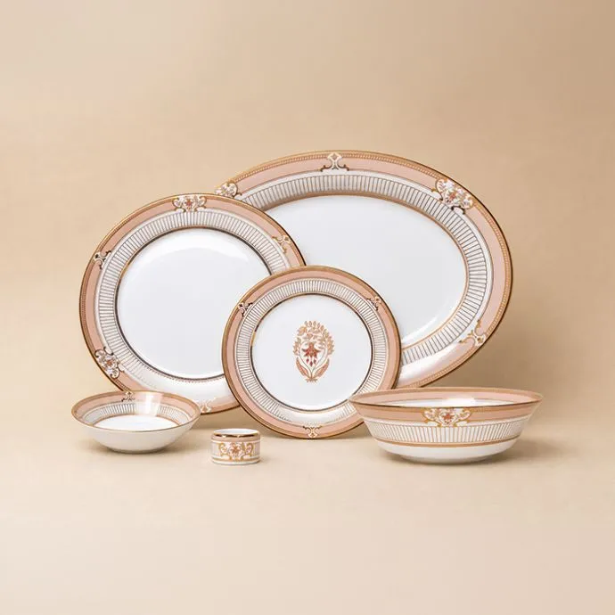Blush of Fuchsia Dinner Set - 27 Pieces