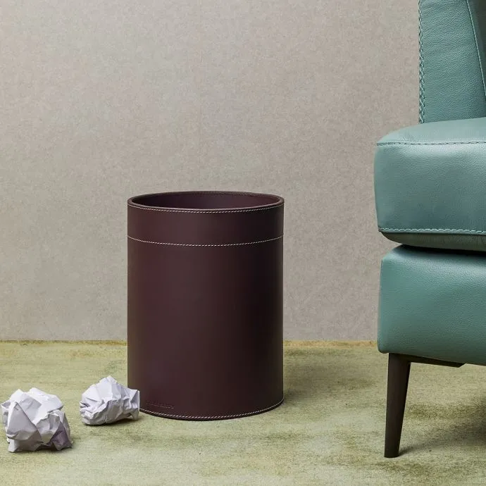 Modella Round Waste Basket Bordeaux