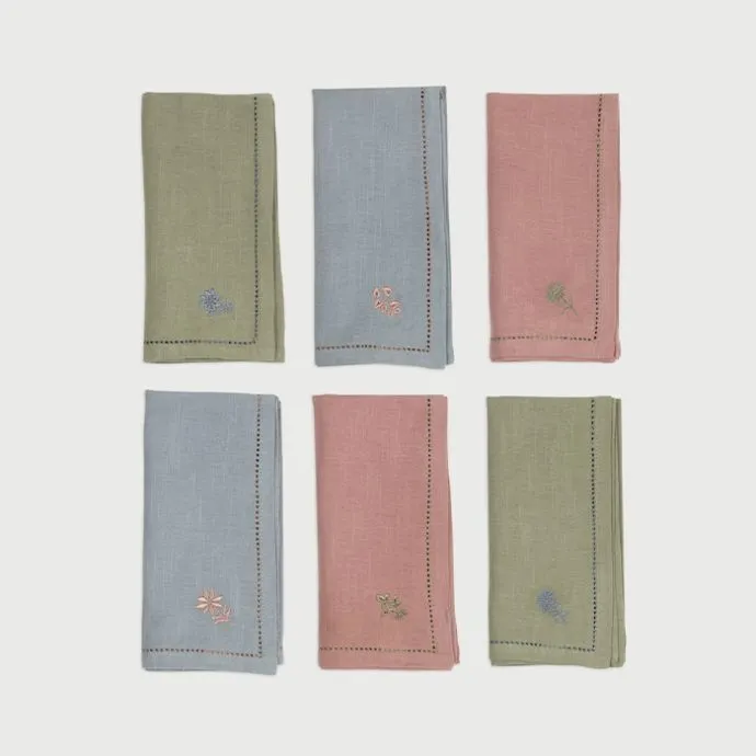 Thistle Table Napkins - Set of 6