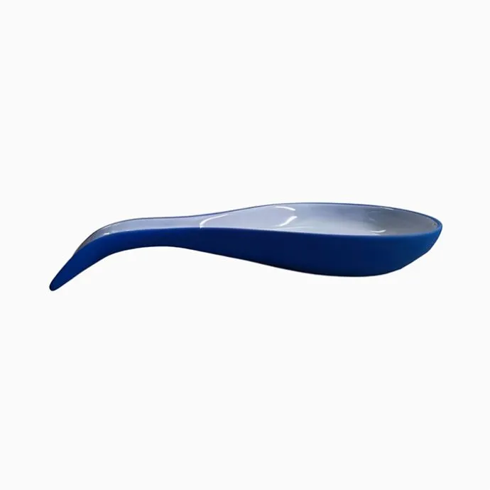 White & Blue Spoon Rest