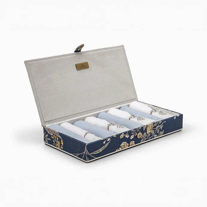 Hummingbird & Mason Napkin Gift Chest - Set of 8