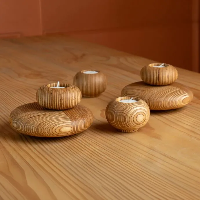 Pebble Tealights - Set of 2