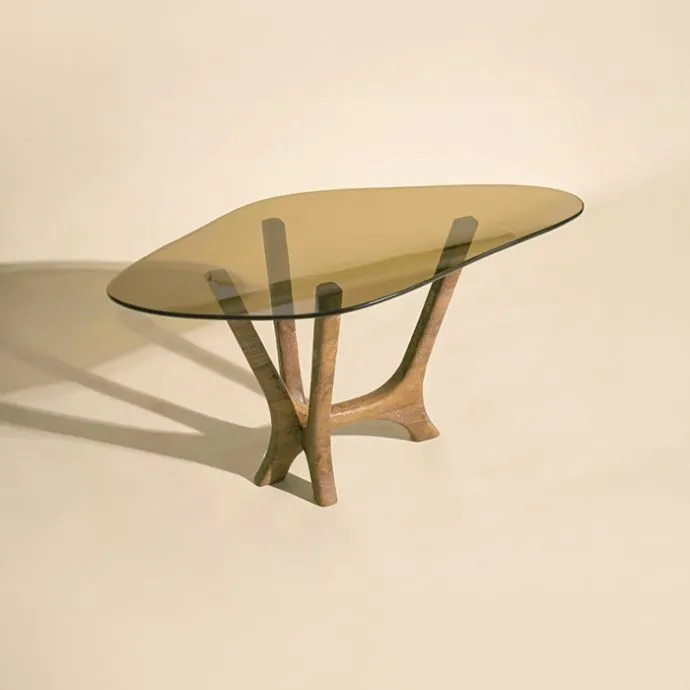 Maya Coffee Table - Vintage Glass