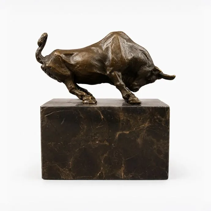 The Momentum Bull Sculpture