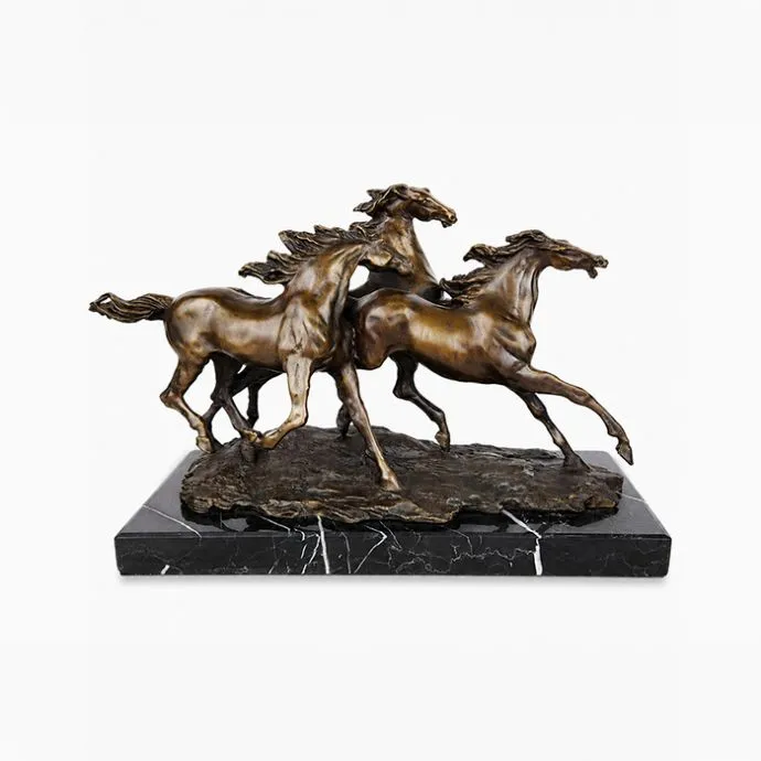 The Twin Gallop Sculpture