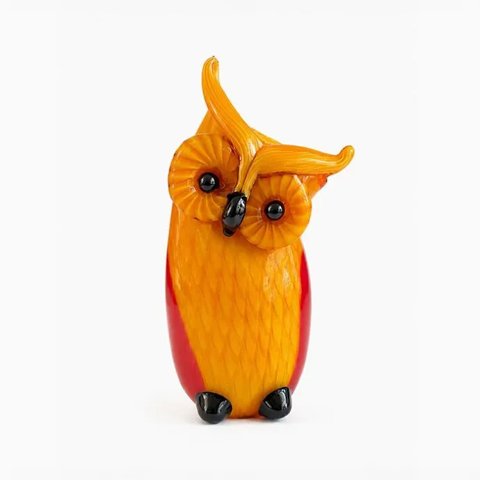 The Oracle Owl Glass Figurine