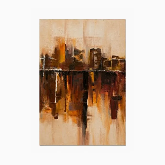 Burnt Residue Textured Wall Art