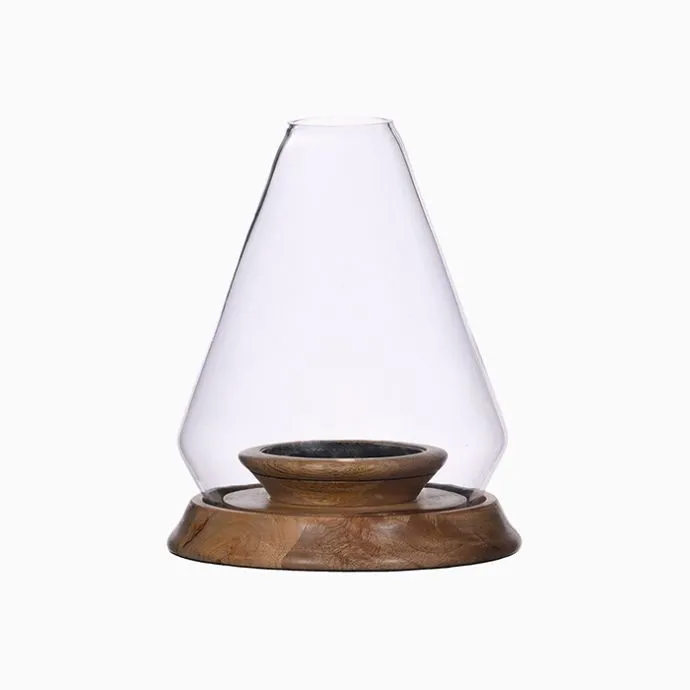 Wood & Glass Votive