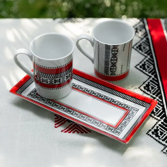 Threads of the Nilgiris Coffee Service - Set of 3