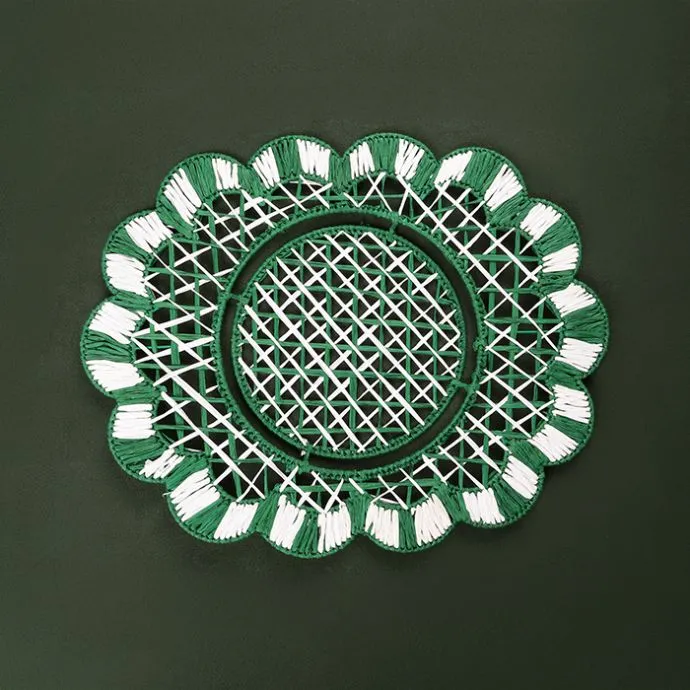 Tenkaya Raffia Charger Plate