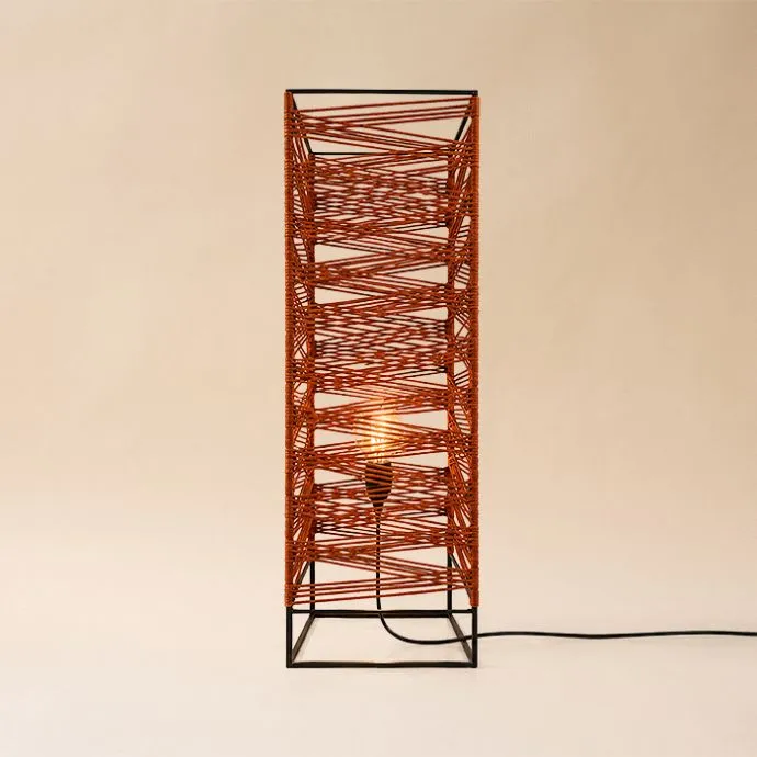 Terracotta Tower Outdoor Floor Lamp