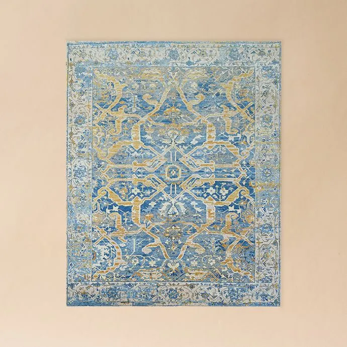 Azure & Saffron Rug