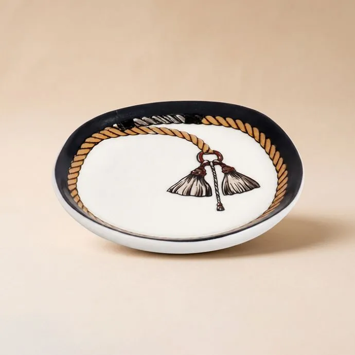 Cordage Mini Appetizer Plate - Charcoal