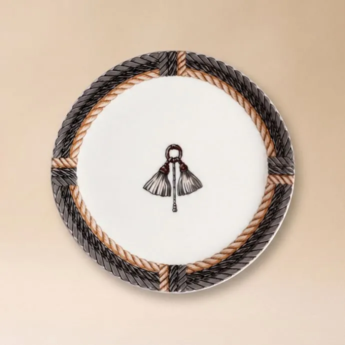 Cordage Mini Appetizer Plate - Tassel
