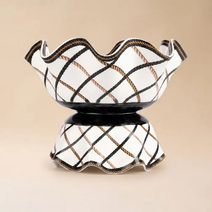 Cordage Floral Bowl