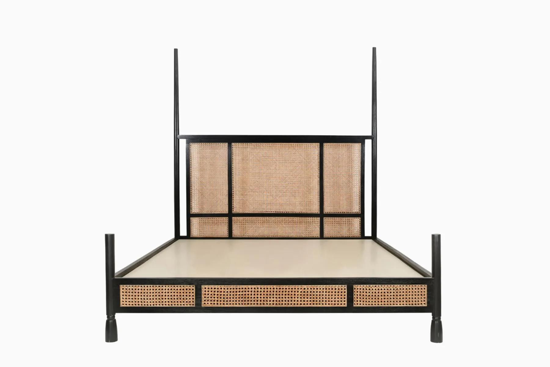 Noirra Cane Poster Bed| Opaque Studio| The House Of Things
