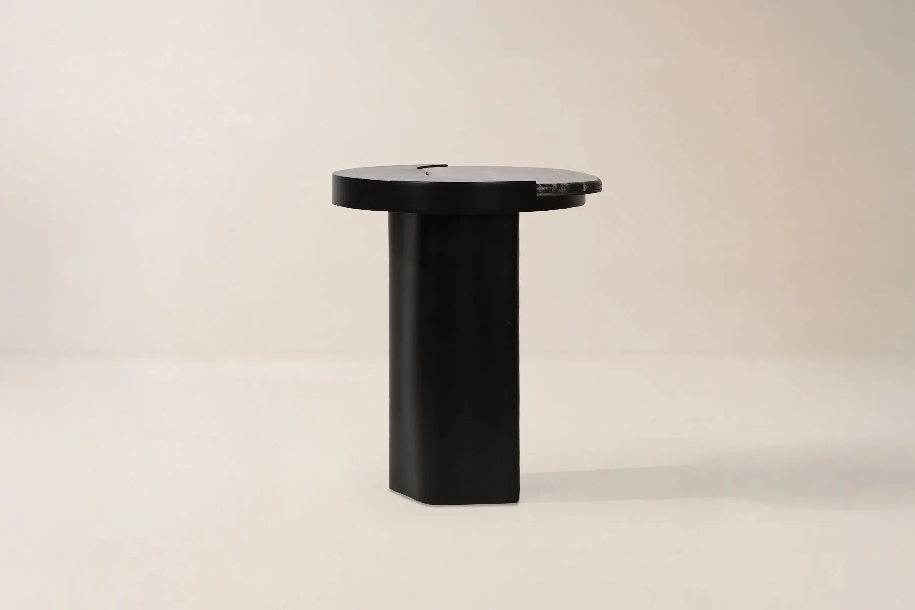 Étage Side Table – Marble & Wood Accent Table
