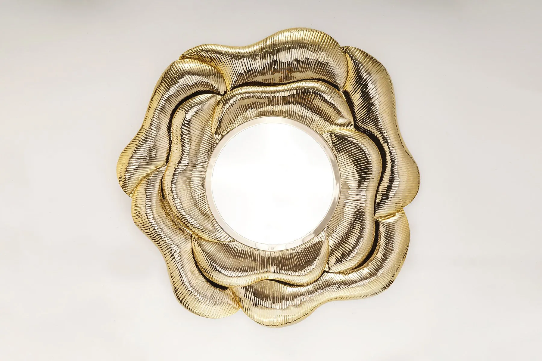 Alana Wall Mirror – Gold Petal Frame | The House of Things