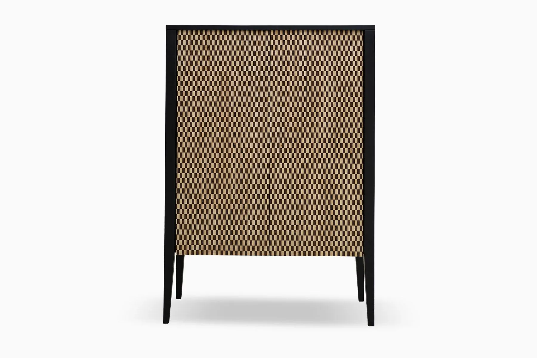Black Chequered Inlay Bar Cabinet  | This And That | The House Of Things