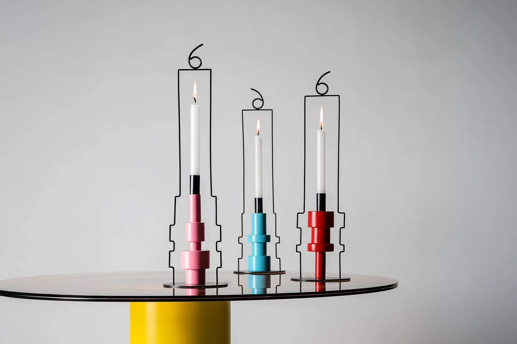 Blazing Ranis Candle Stands - Set of 3| Studio Nyn| The House Of Things