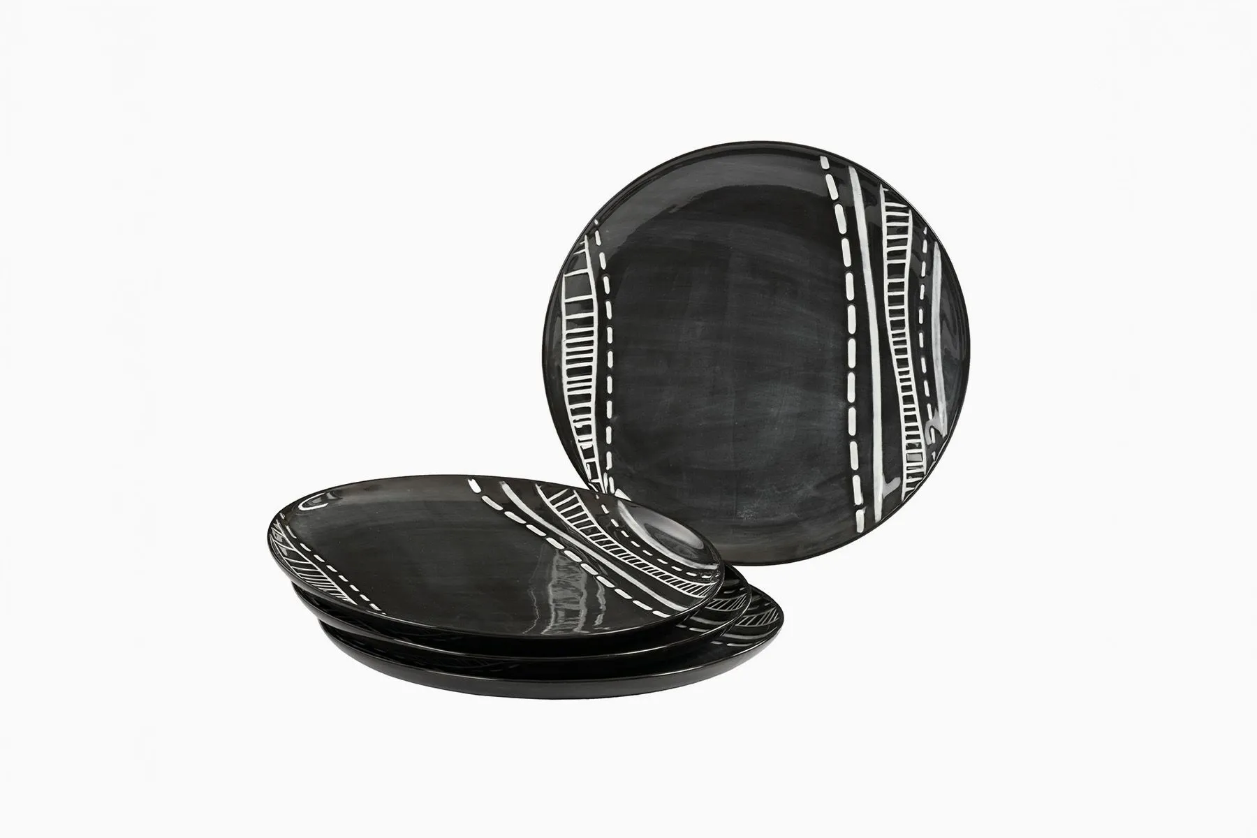Boab Charcoal Grey Dinner Plate - Set of 4|Studio ABACA | The House Of Things