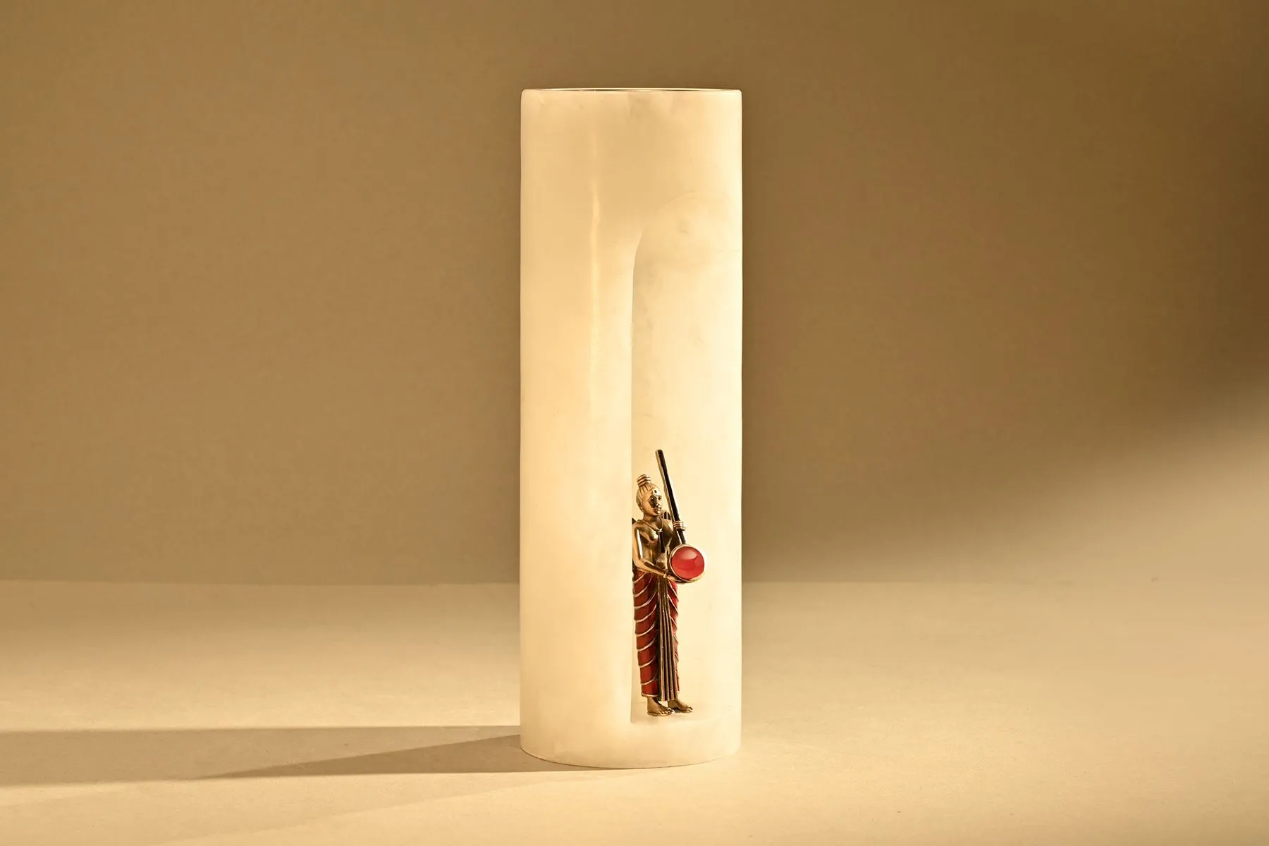 Celestial Sitar Pillar Light by Ira Udaipur