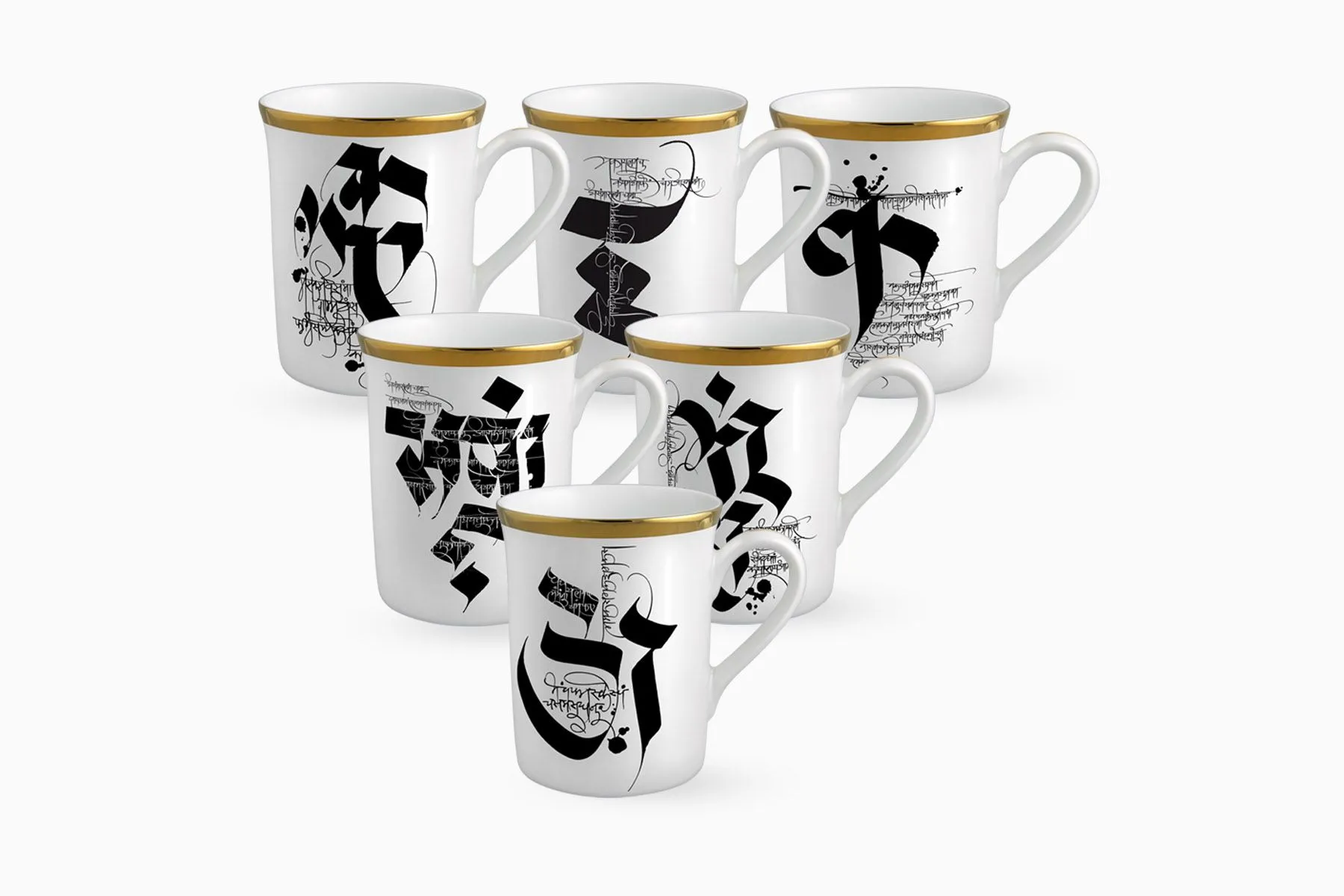 Devanagiri Coffee Mugs | Nishita | The House Of Things