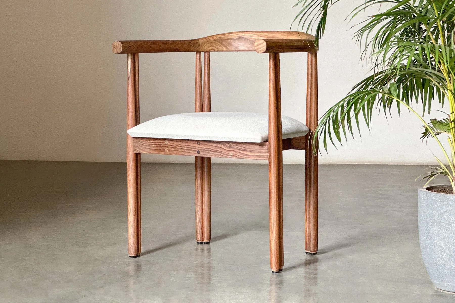 Duet Cushioned Chair |Solid Bench |  The House Of Thing