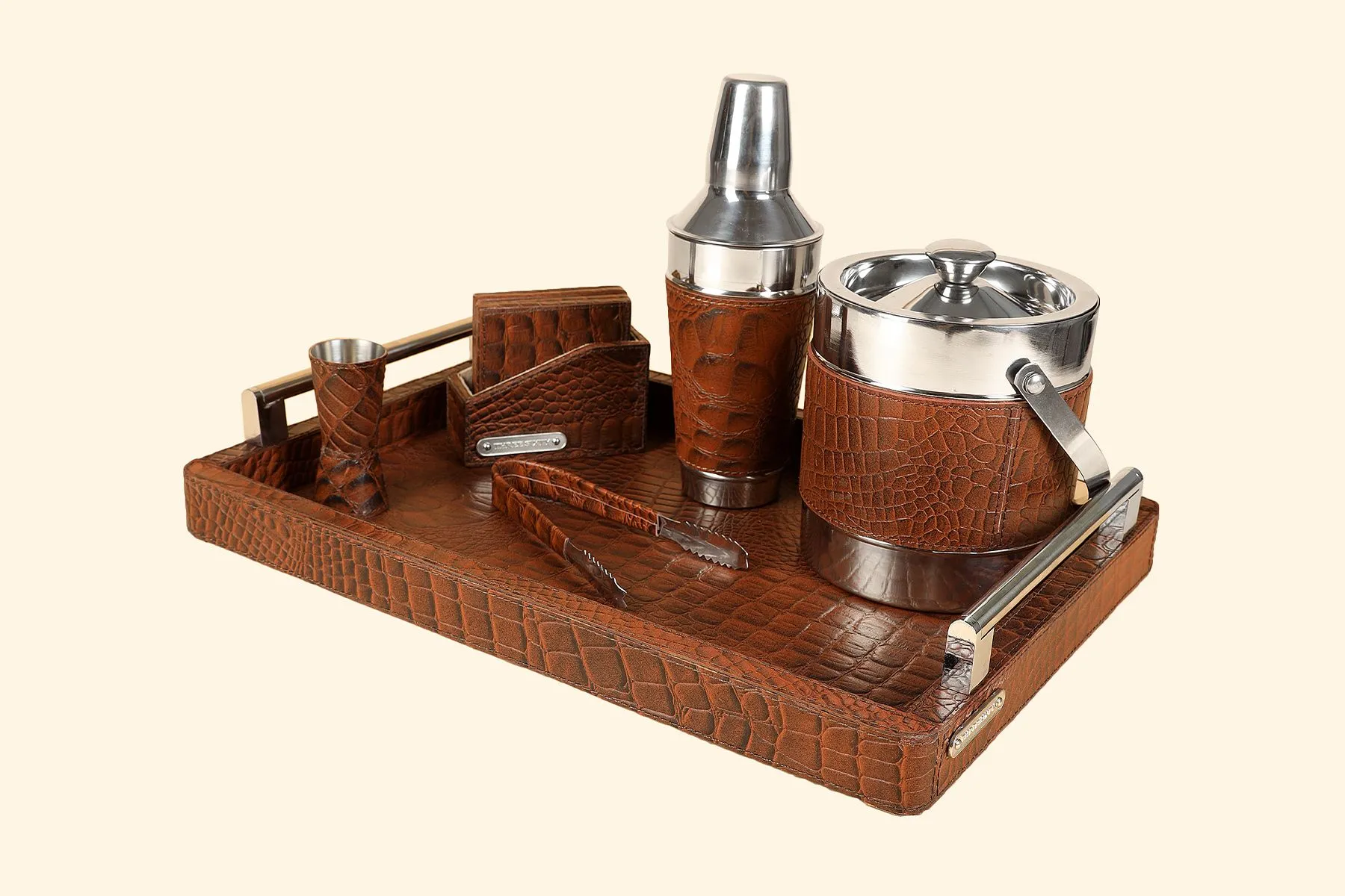 Eden Cocktail Set Tan | Three Sixty | The House Of Things