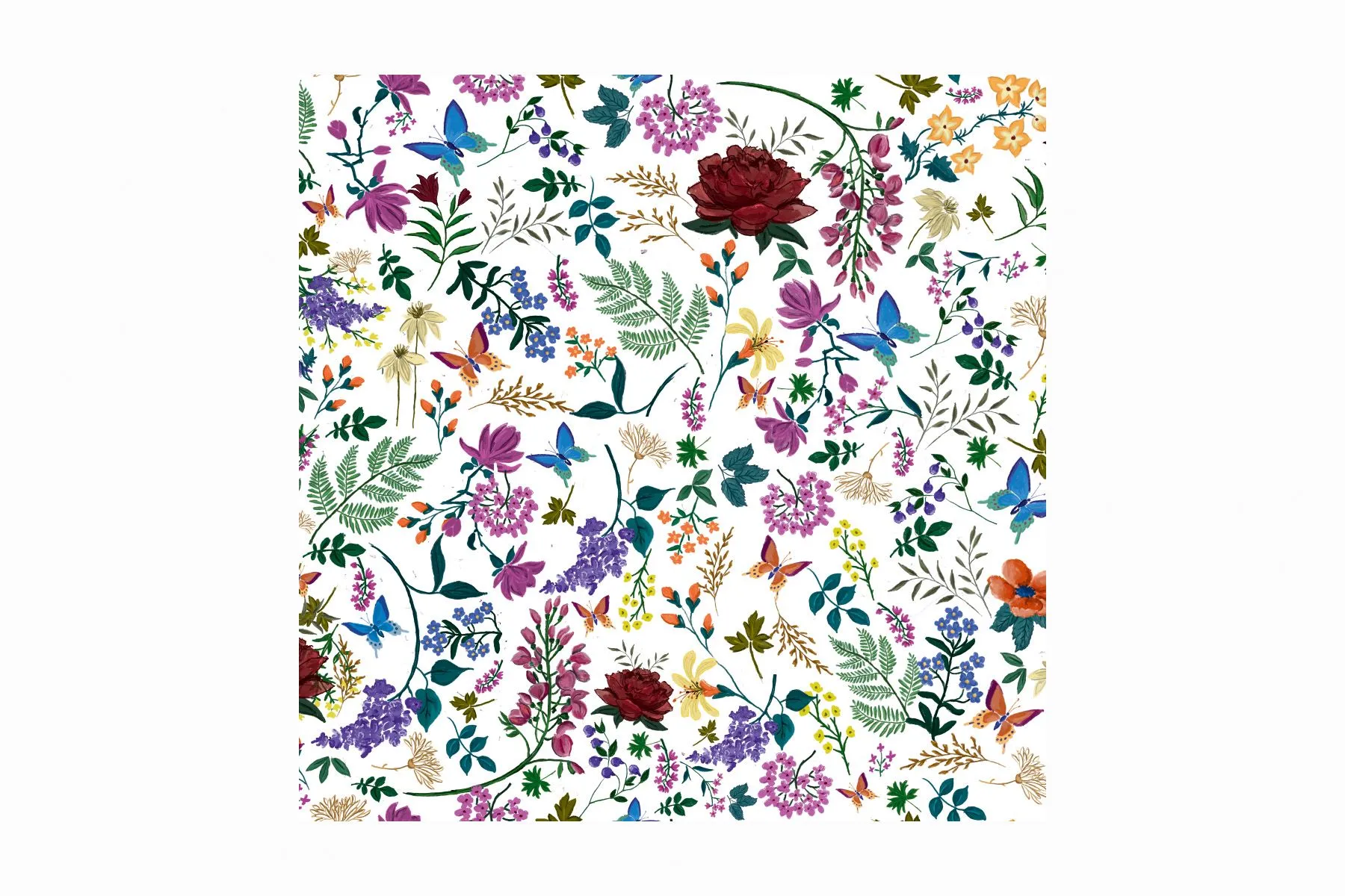 Garden Scribble Wallpaper -  Jaya Charan x THOT | Rare | The House Of Things