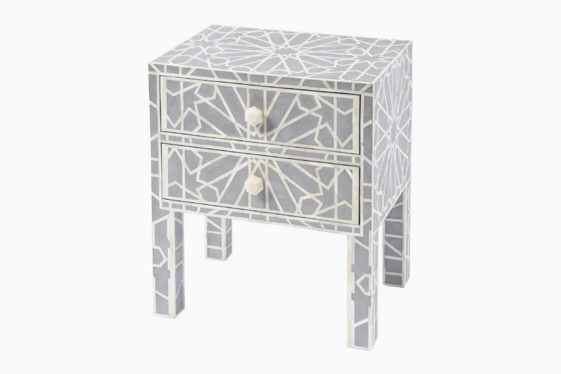 Amal Inlay Bedside Table | The Edit | The House Of Things