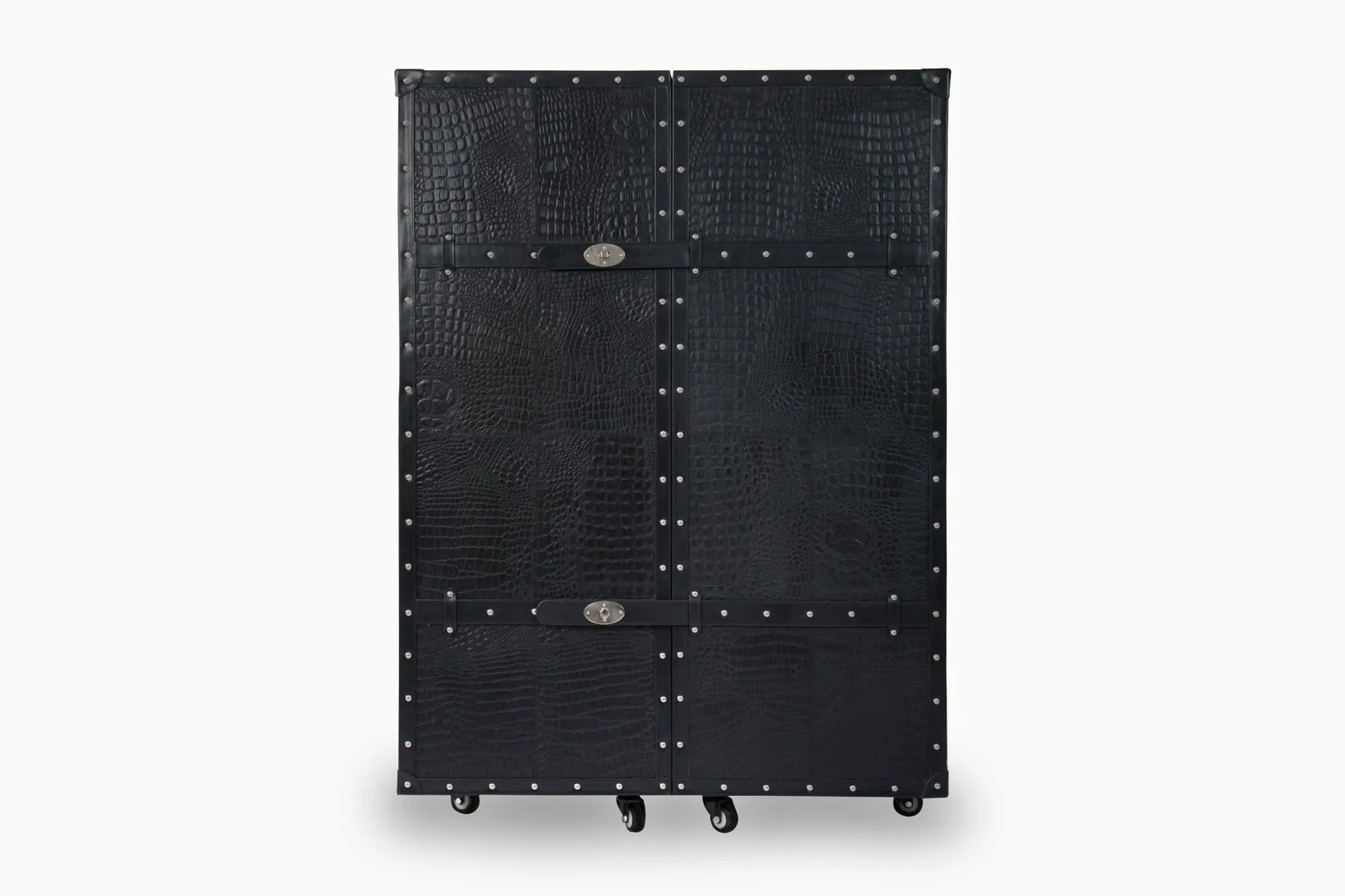 Heritage Trunk Bar Black – Luxury Bar Unit | The House of Things