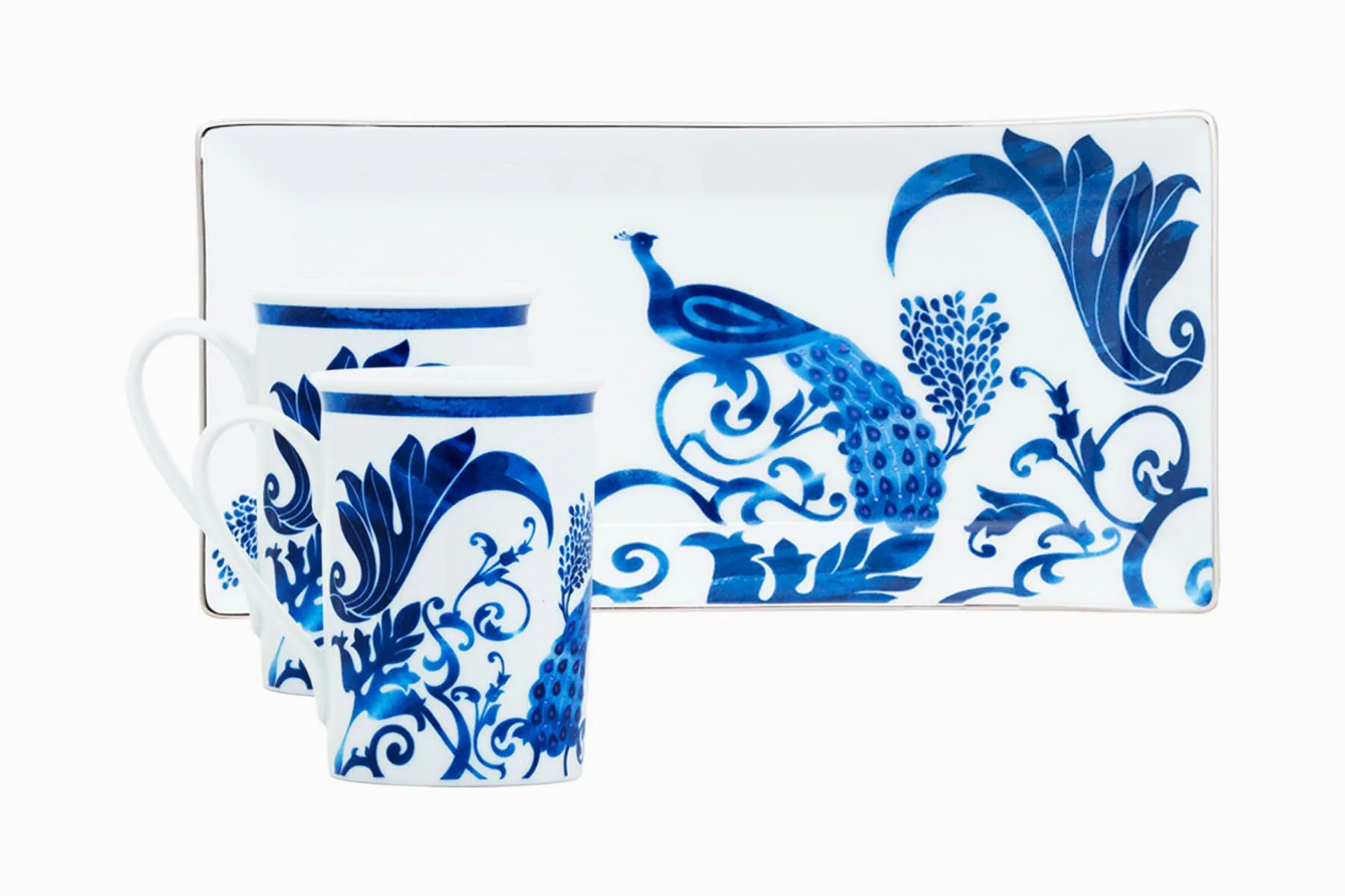 Indira Tea Service - Set of 3 |Nishita Fine Tableware| The House Of Things