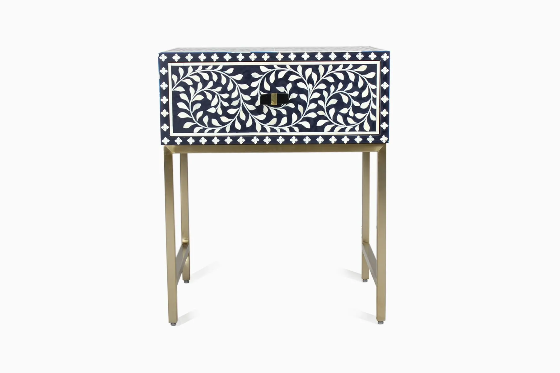 Black Floral Bone Inlay | The Edit | The House Of Things