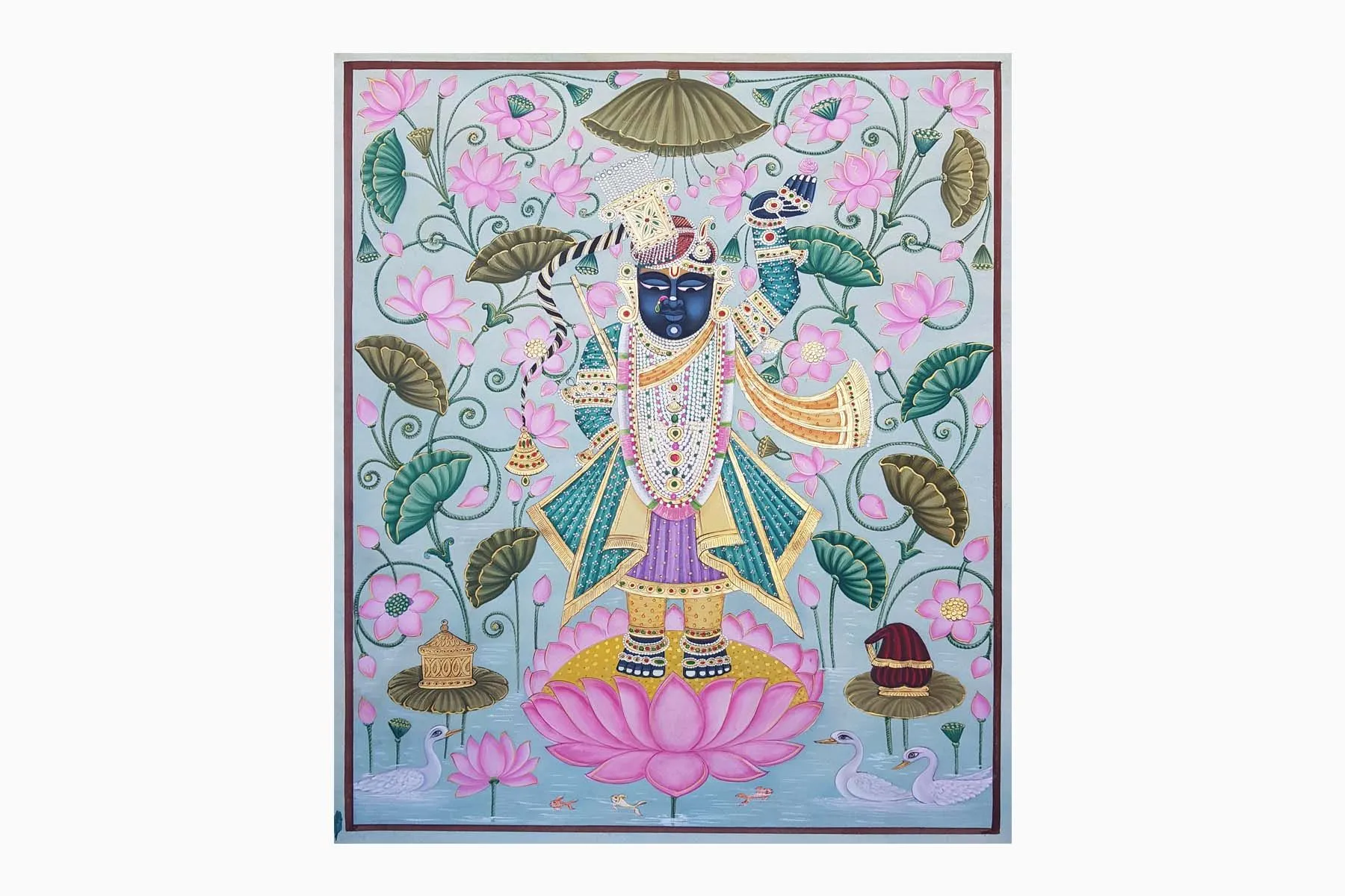Kamal Shringaar Pichwai Painting| Rare | The House of Things