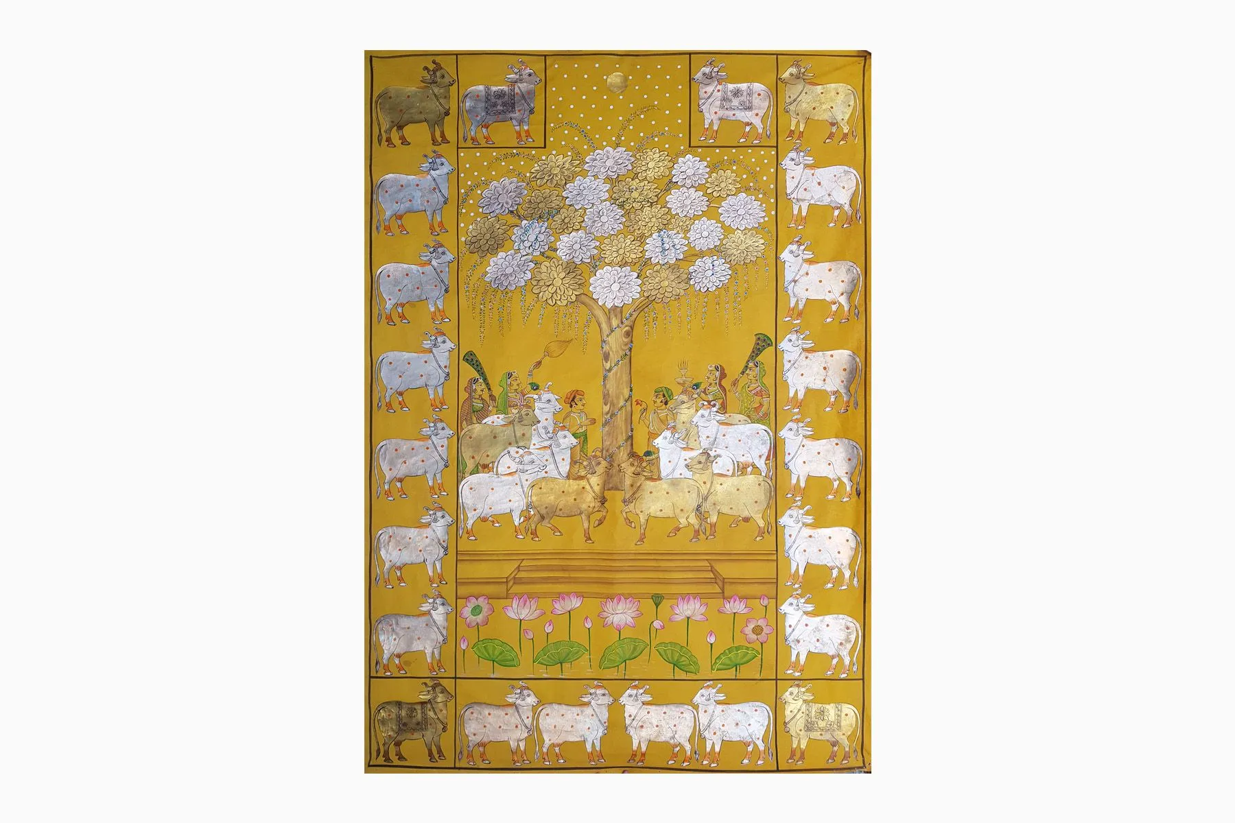 Khejri Pujan Pichwai Painting| Rare | The House of Things