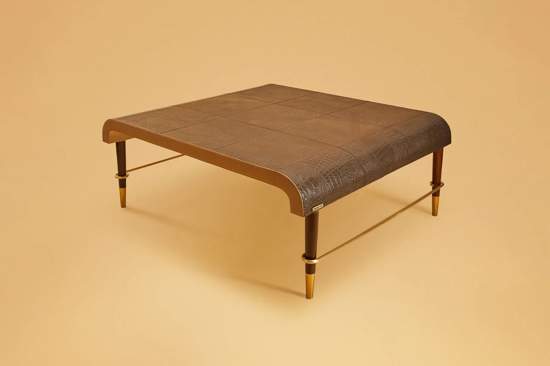 Midcentury Leather Centre Table| Three Sixty | The House Of Things