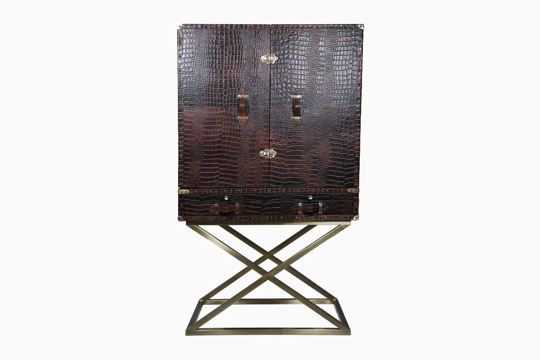 Heritage Trunk Bar On Stand | Studio Ochre | The House Of Things