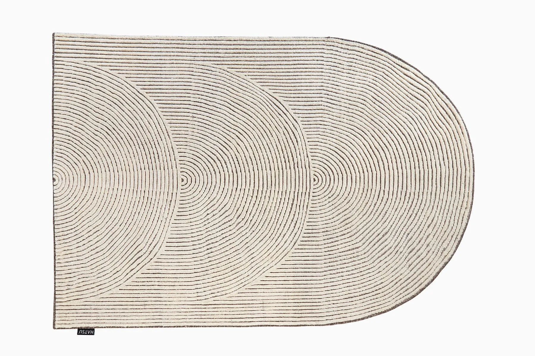 Semicircle Hand-knotted Rug| Hatsu | The House Of Things