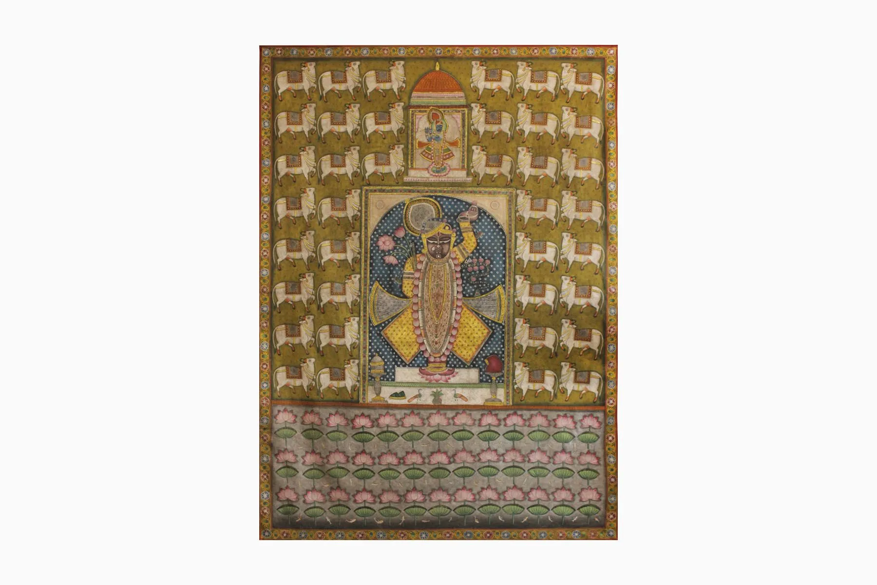 Shrinathji Gopashtami Pichwai | Rare | The House of Things