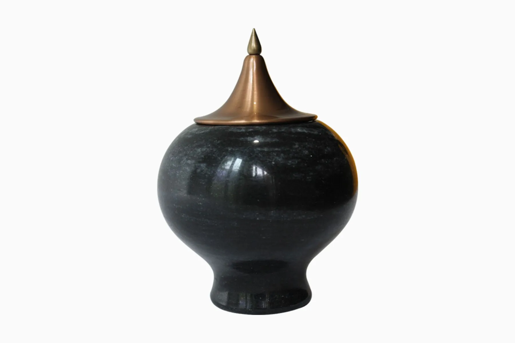 Spire Collection Jar Black By Anantaya | The House Of Things