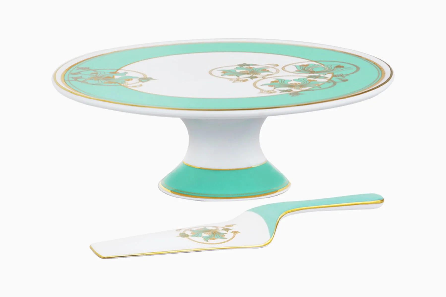 Spring in Udaipur Cake Stand with Server | Nishita | The House Of Things