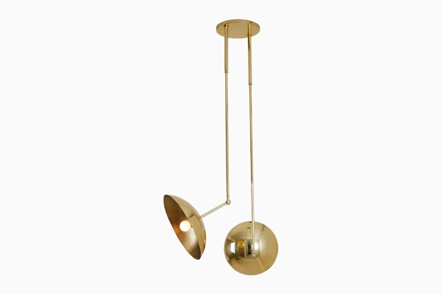Tango 2 Brass Bowl Lamp | The House of Things