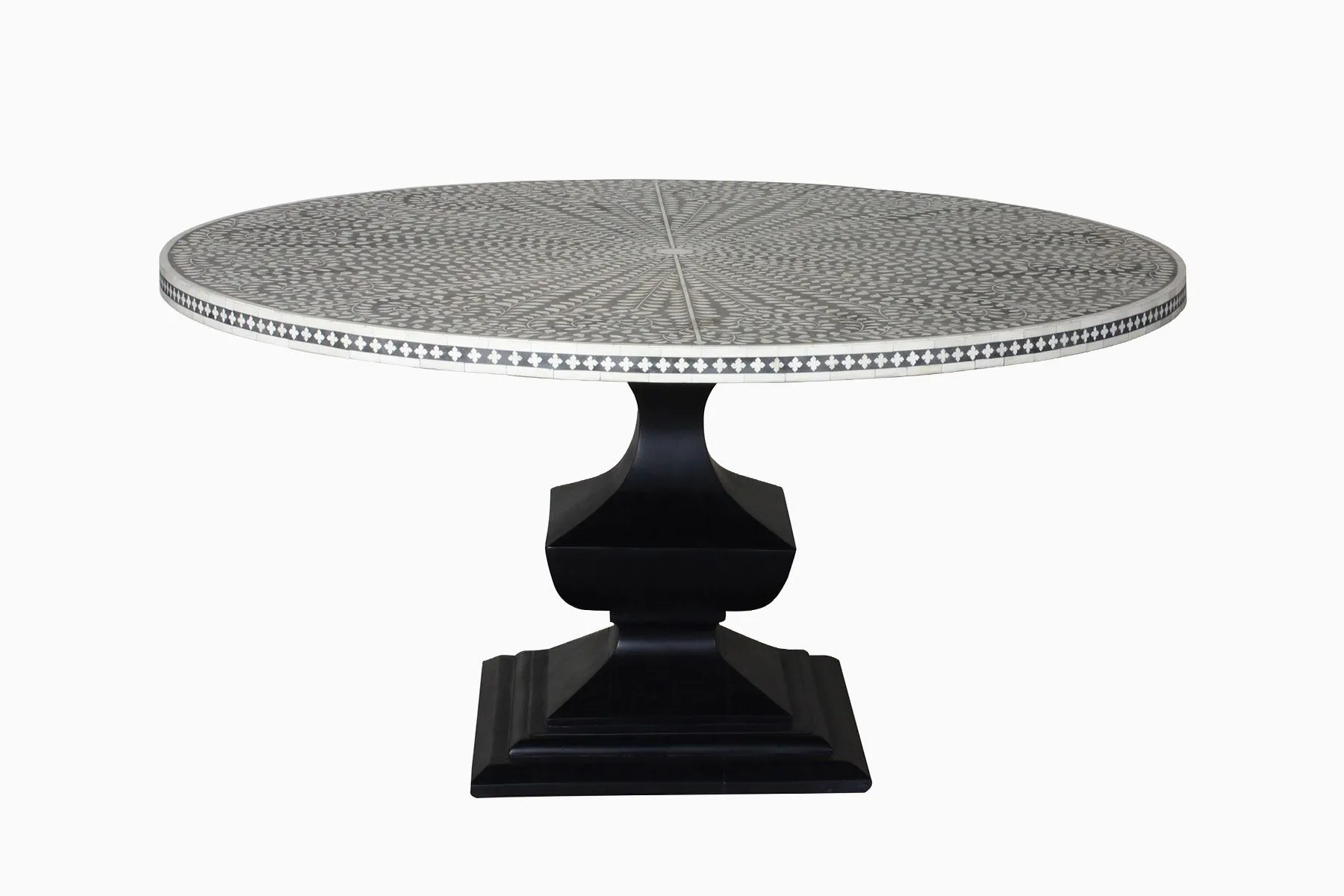 Pamir Inlay Pedestal Dining Table | The Edit | The House Of Things