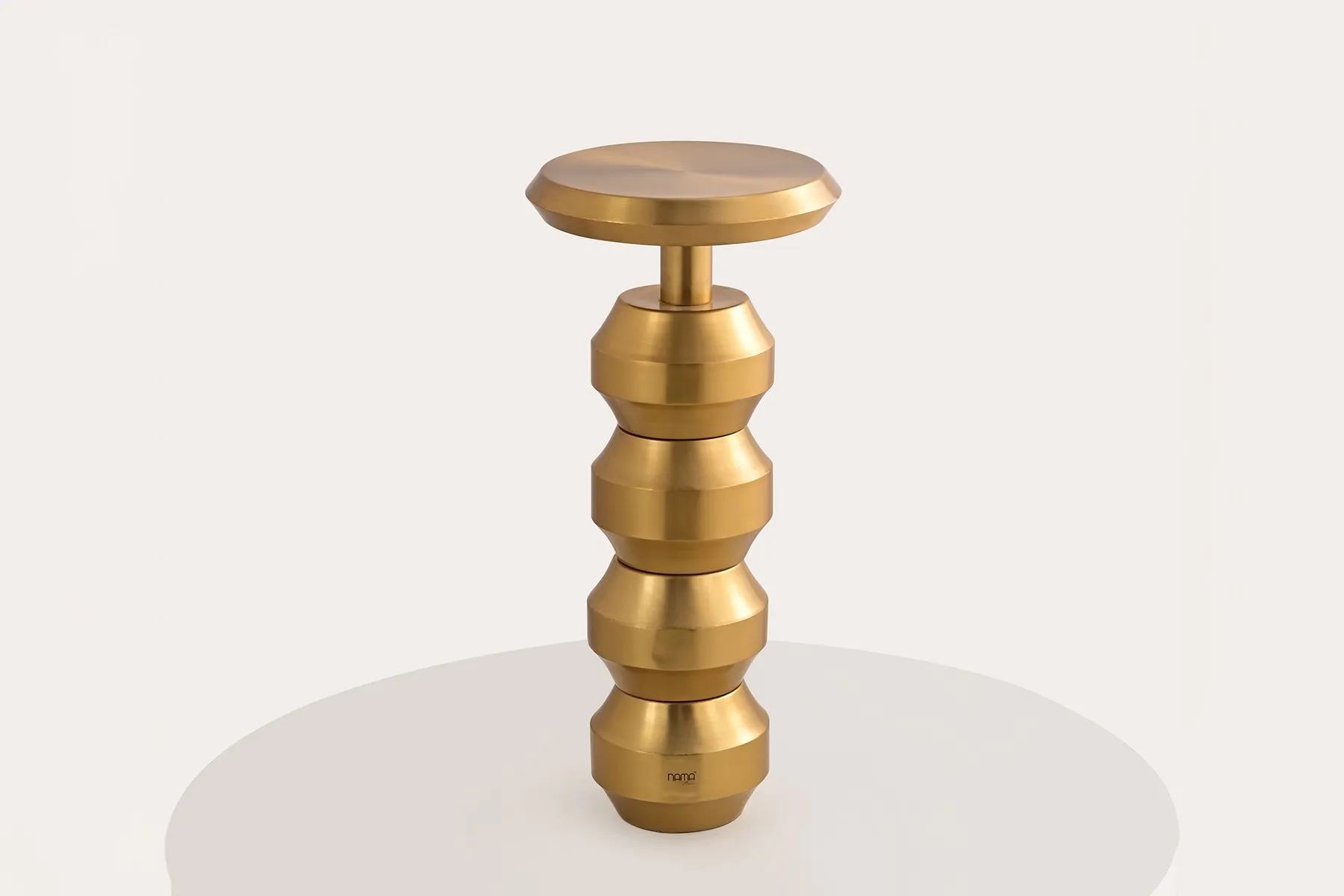 Bail Side Table – Designer Gold Accent by Nama Home