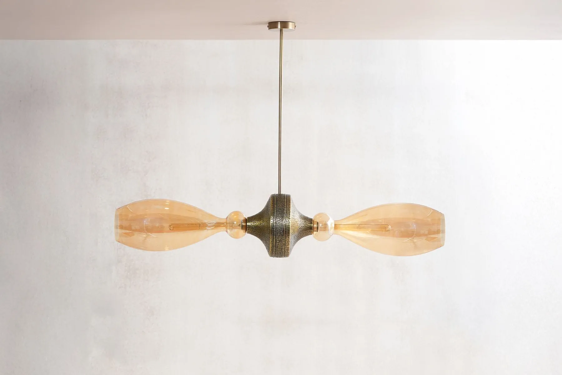 Alba Hammered Chandelier | Yaahvi By Nikita Bansal | The House Of Things