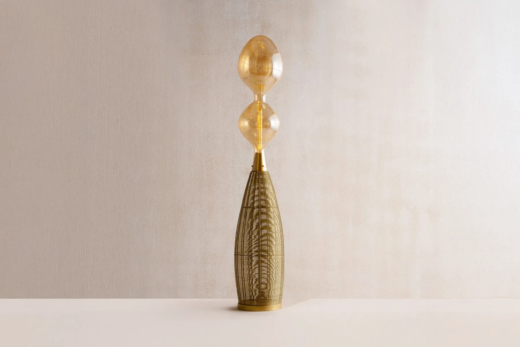 Twilight Brass Floor Lamp | Yaahvi By Nikita Bansal | The House Of Things