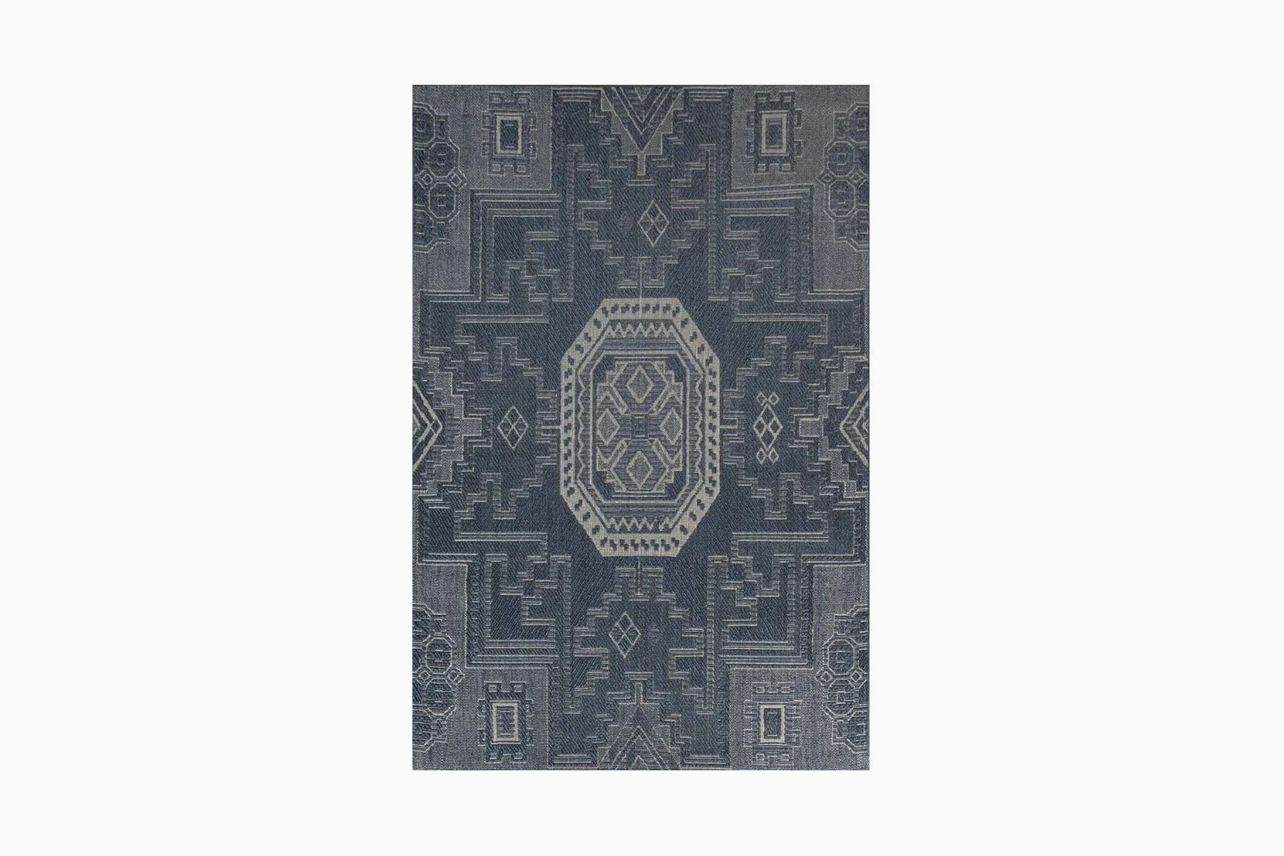 Geometric Blue Rug | Neytt By Extraweave | The House Of Things