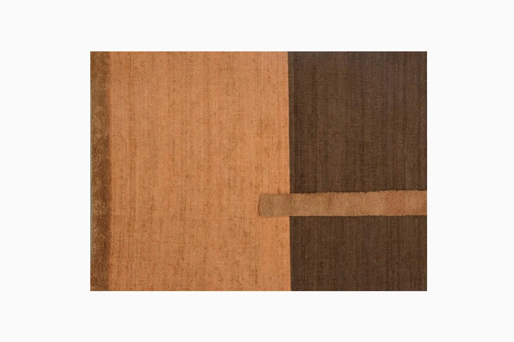Linear Brown Handwoven Rug | Humming Haus | The House Of Things